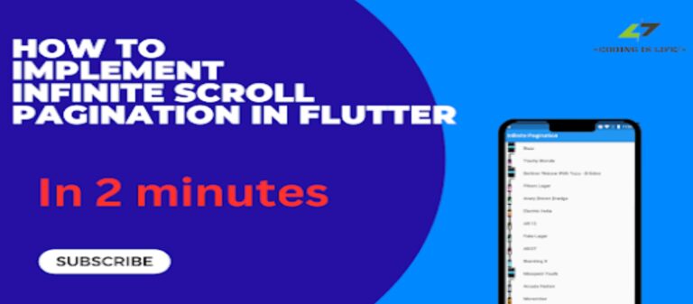 How to implement infinite scroll pagination in Flutter