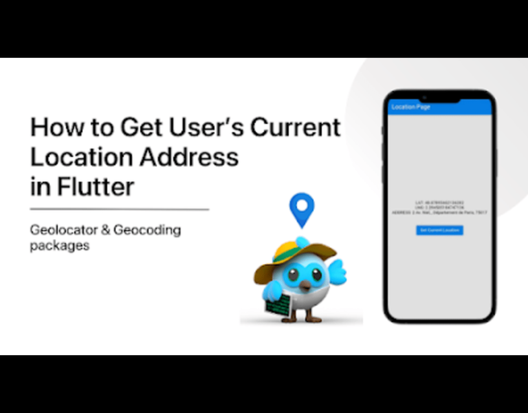 How to Get User’s Current Location Address in Flutter — Geolocator & Geocoding